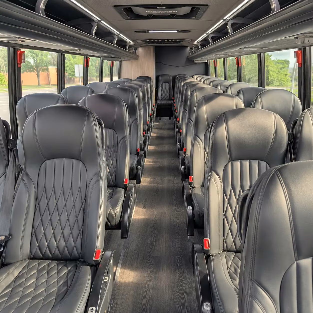 28 passenger minibus inside
