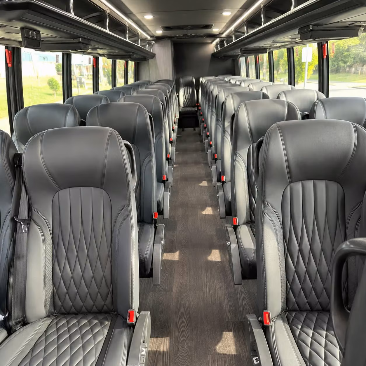 35 passenger minibus inside