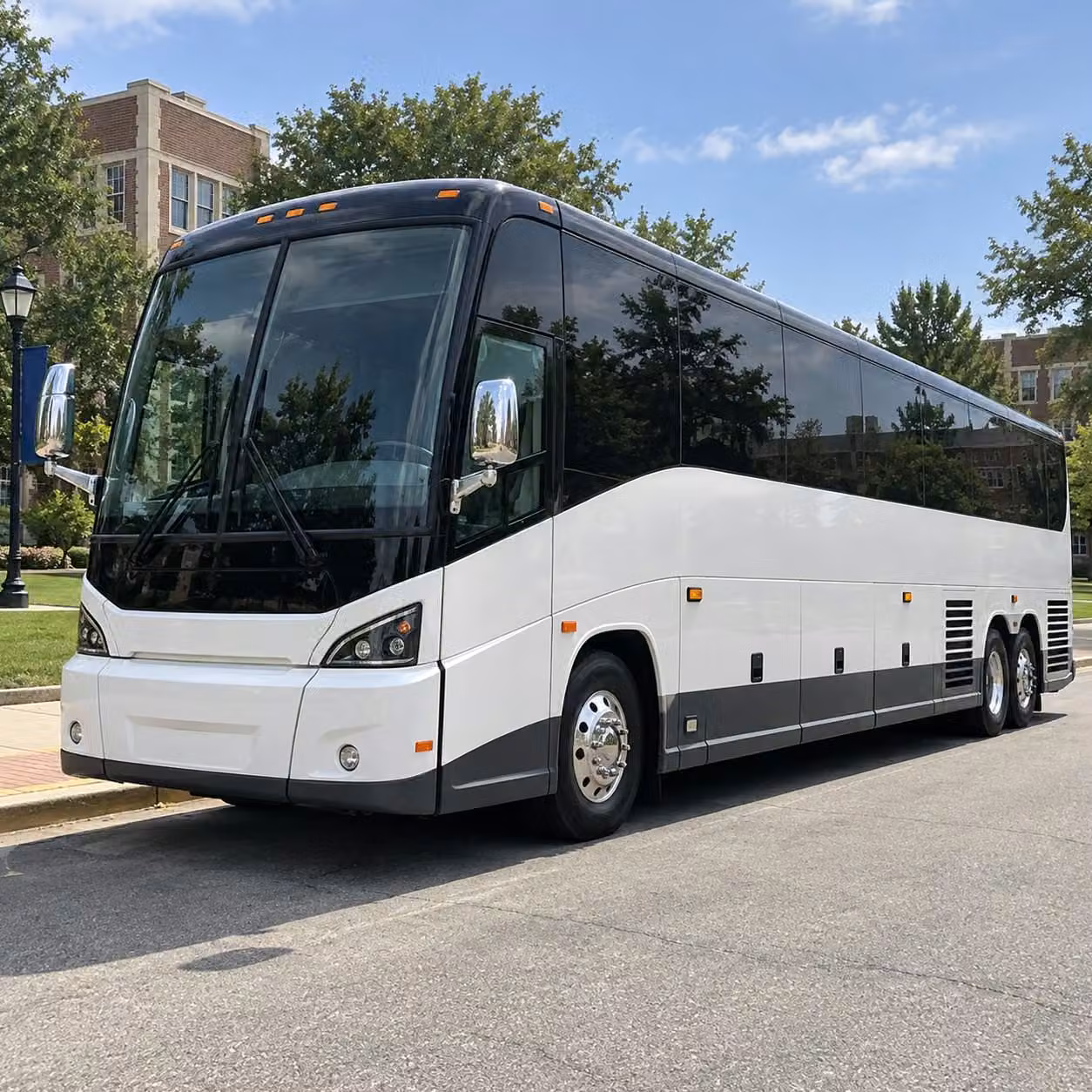 charter bus rentals for large greensboro prom groups and school organizations