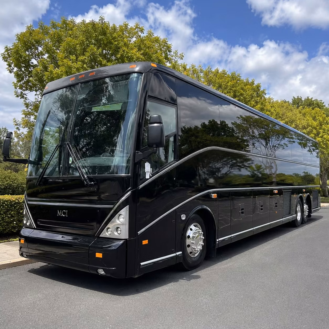 greensboro 56 passenger charter bus rental